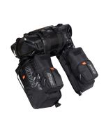 Dirtsack Erupt Rackless V2 Soft Luggage ADV Kit 2 x 24 litre All Black No Pannier Racks Needed